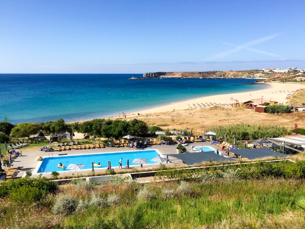Portugal 2015 First trip abroad with Evelyn, to the Martinhal family resort near Sagres on the Algarve