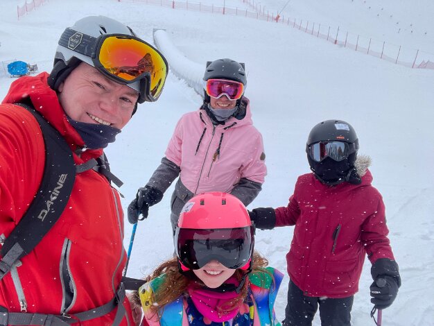 Tignes 2023 A surprisingly snowy week of Easter skiing with the Colberts in Tigne